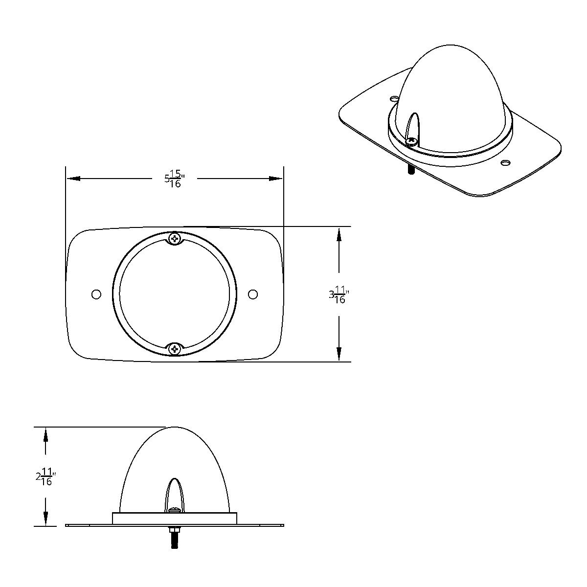 304 SS Turn Signal Light Kit W/ 17 LED Double Fury Watermelon For 2008-2017 FL Cascadia-Amber & Blue LED - Thumbnail 13