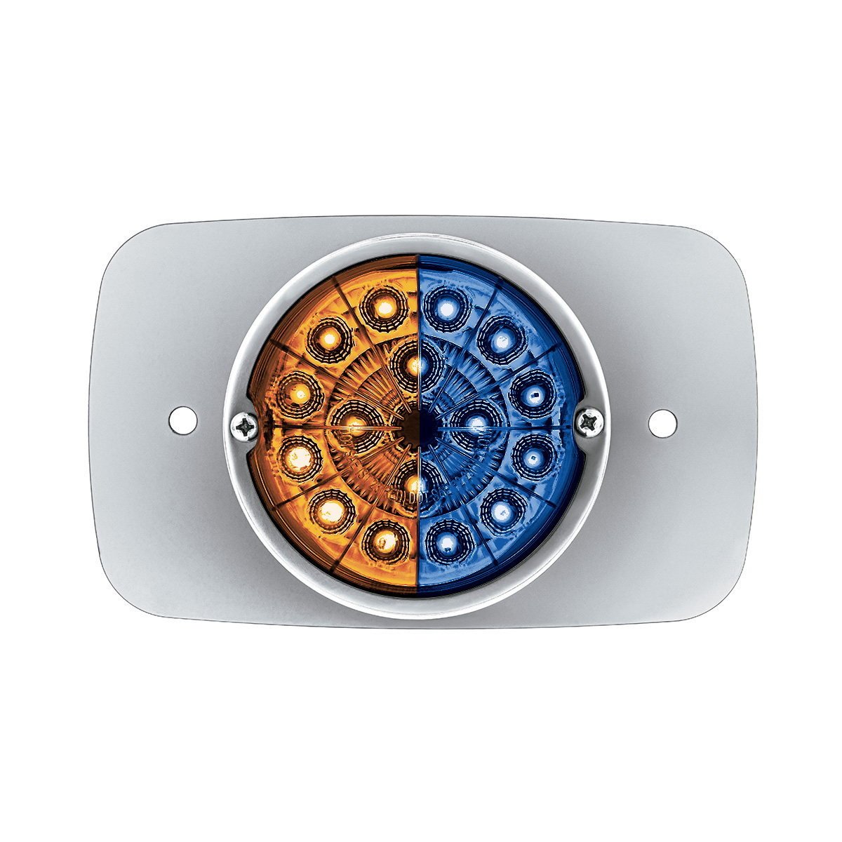 304 SS Turn Signal Light Kit W/ 17 LED Double Fury Watermelon For 2008-2017 FL Cascadia-Amber & Blue LED - Thumbnail 5