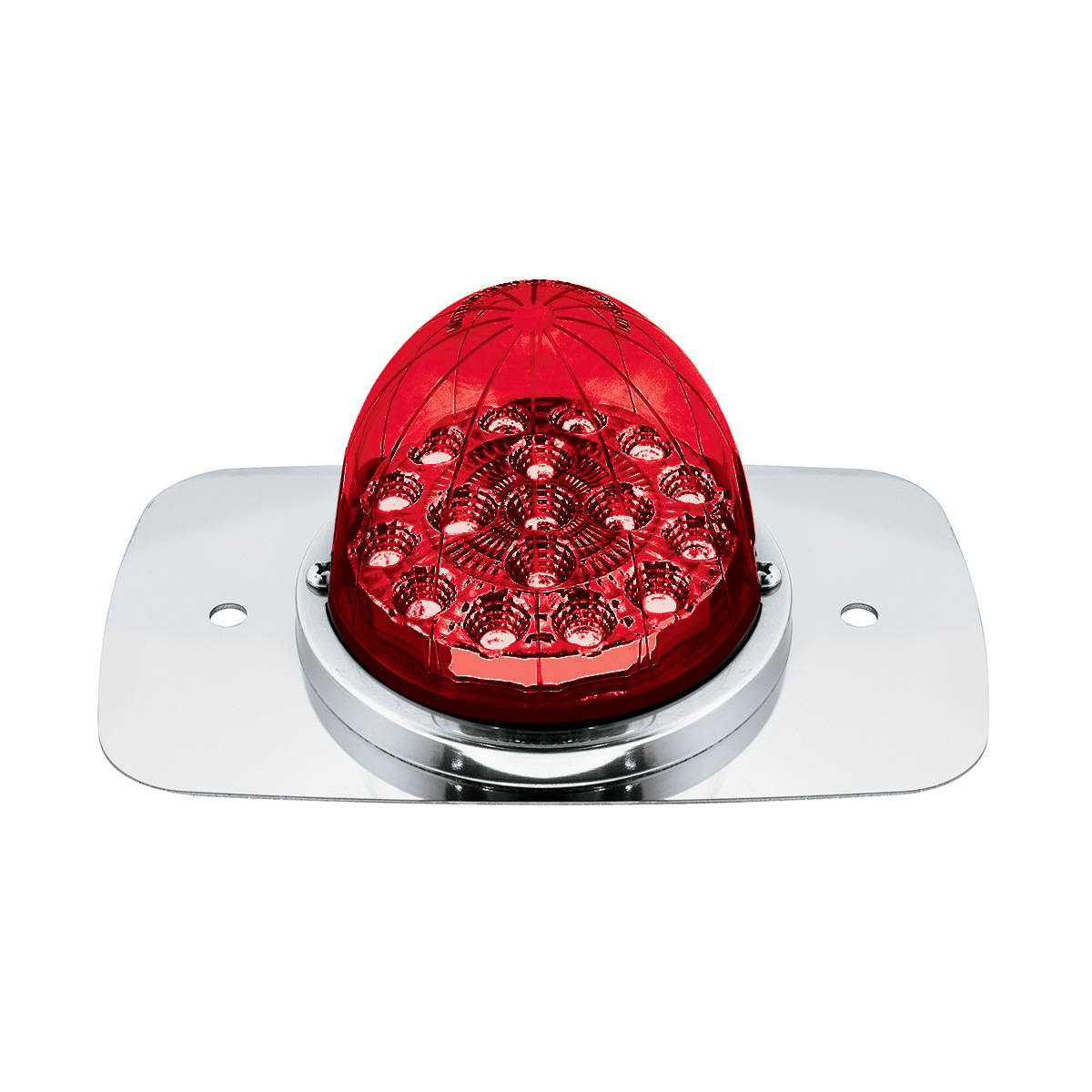 304 SS Turn Signal Light Kit W/ 17 LED Double Fury Watermelon For 2008-2017 FL Cascadia-Amber & Red LED - Thumbnail 3