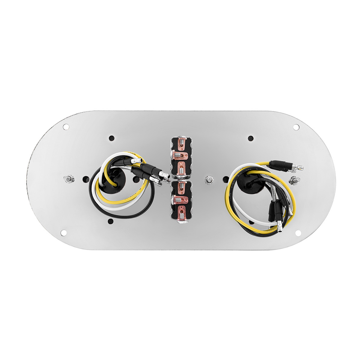 304 SS Above Door Dome Light Kit With 2 X 17 LED Double Fury Watermelon For KW & PB Trucks-Amber & White LED - Thumbnail 10