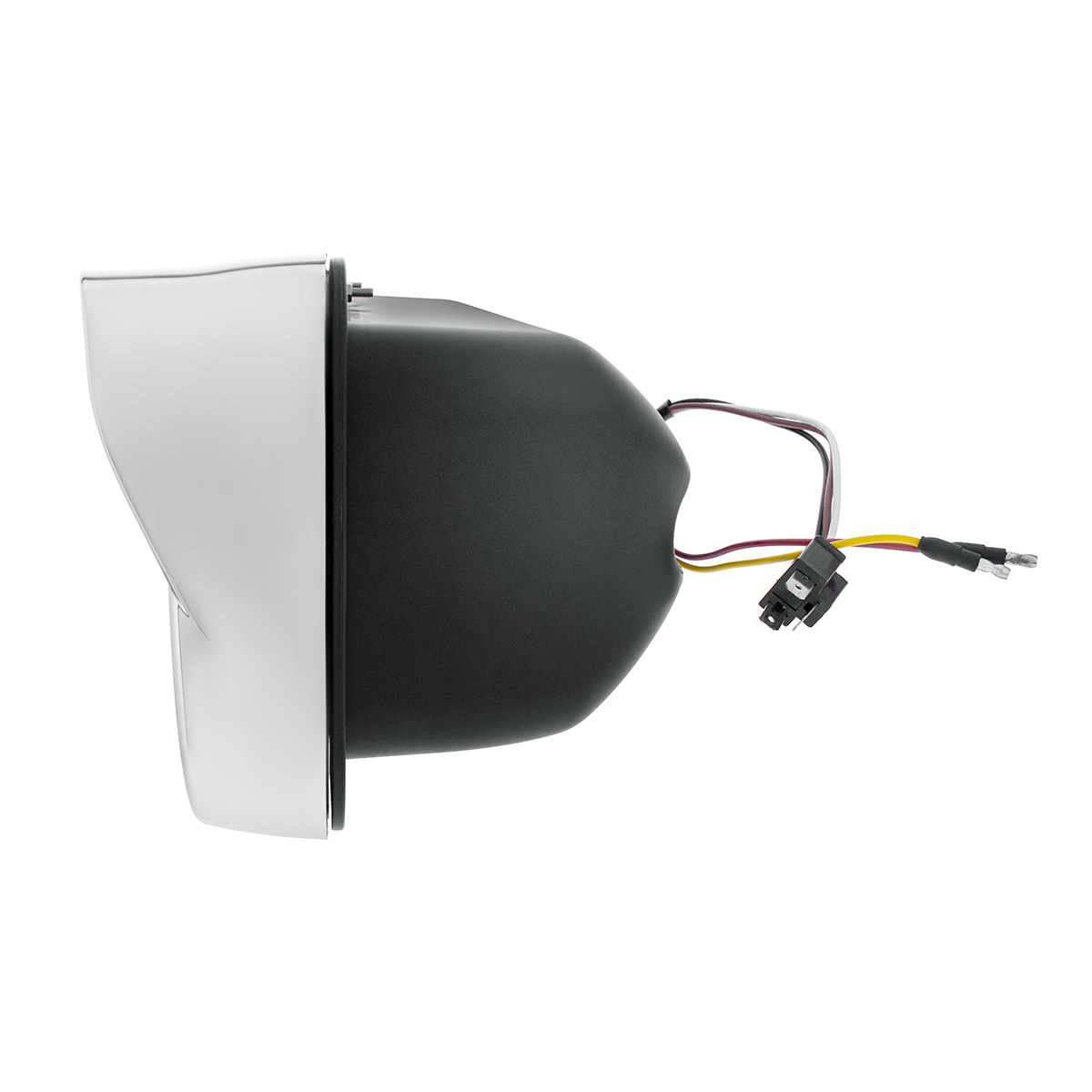 High Power Chrome LED Headlight With Turn Signal And Position Light-Passenger - Thumbnail 5