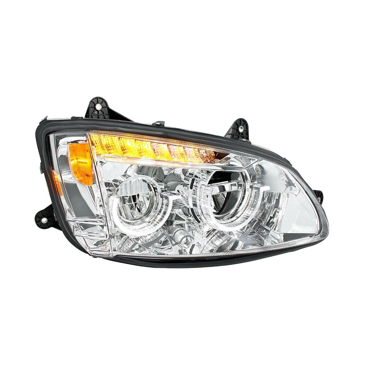 Chrome Full LED Headlight For 2008-2017 Kenworth T660-Passenger - Thumbnail 9