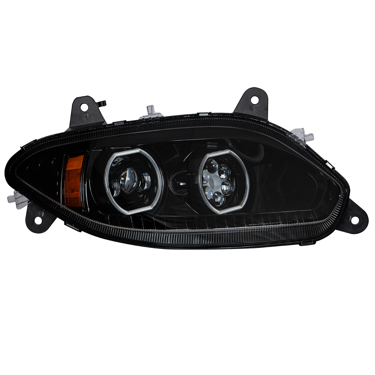 Black 17 LED Headlight For 2018-2025 International LT - Passenger - Thumbnail 2