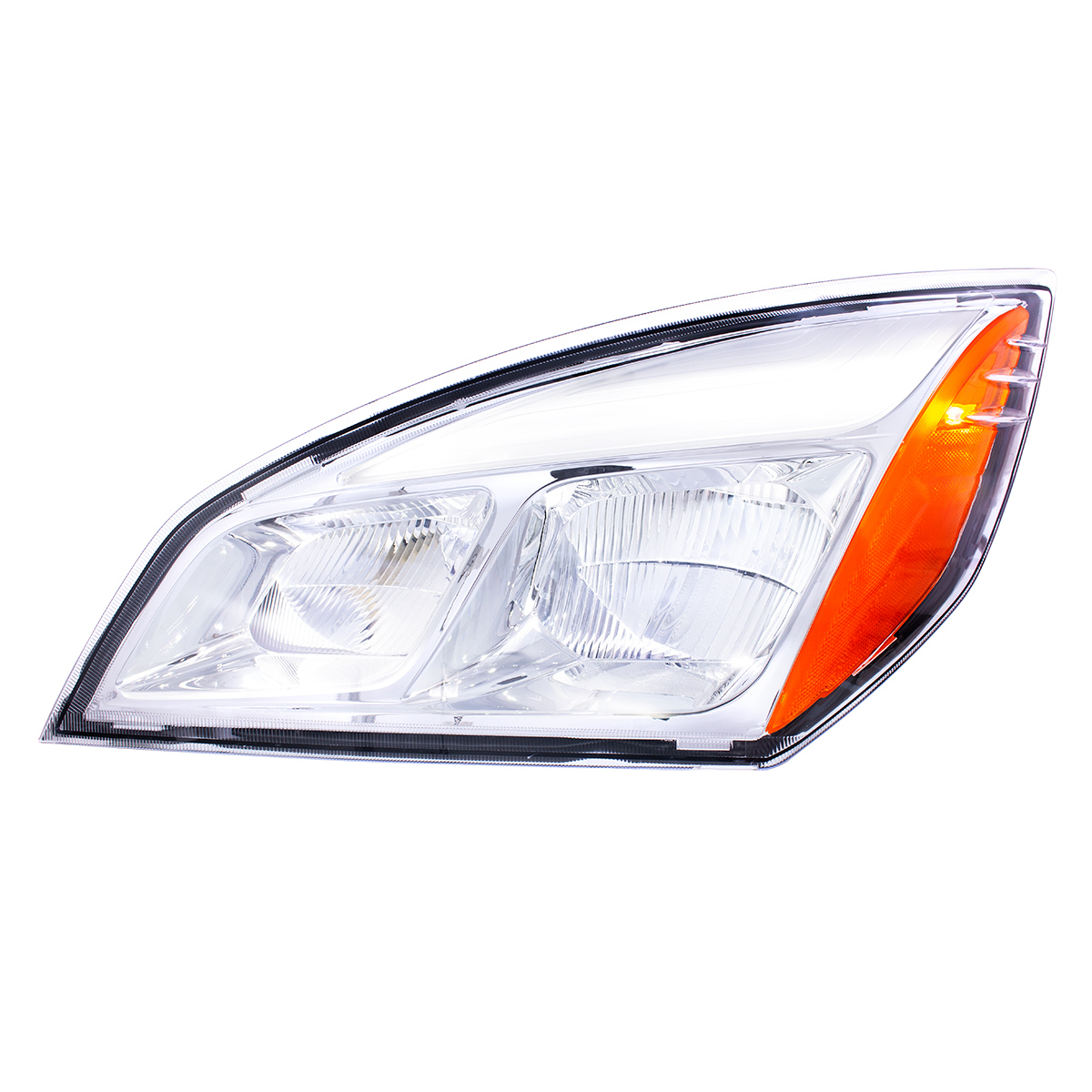 Chrome LED Headlight For 2018-2024 Freightliner Cascadia - Driver - Thumbnail 12