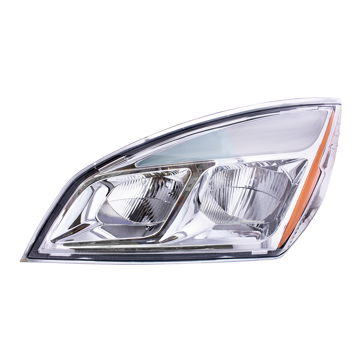 Chrome LED Headlight For 2018-2024 Freightliner Cascadia - Driver - Thumbnail 6