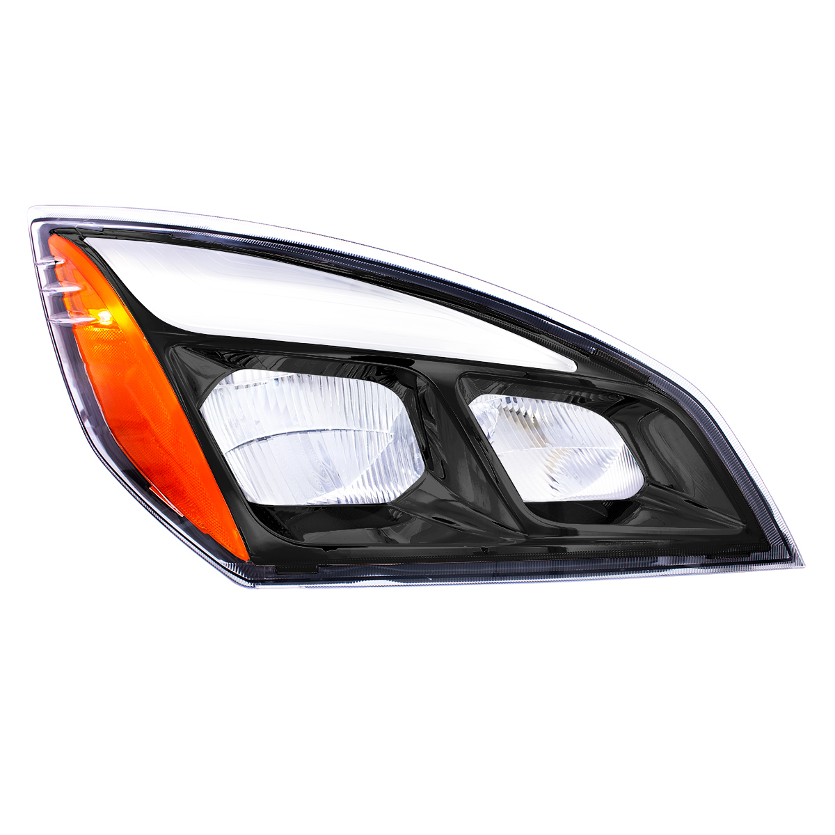 Black LED Headlight For 2018-2024 Freightliner Cascadia - Passenger - Thumbnail 10