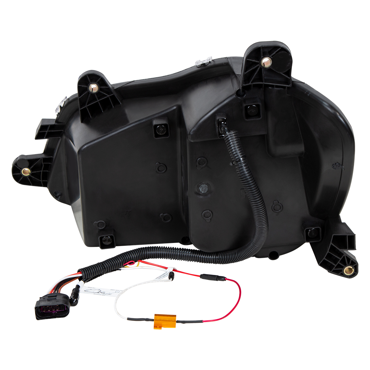 Chrome 10 LED Headlight for 2013-2021 Kenworth T680 - Passenger Side - Thumbnail 5