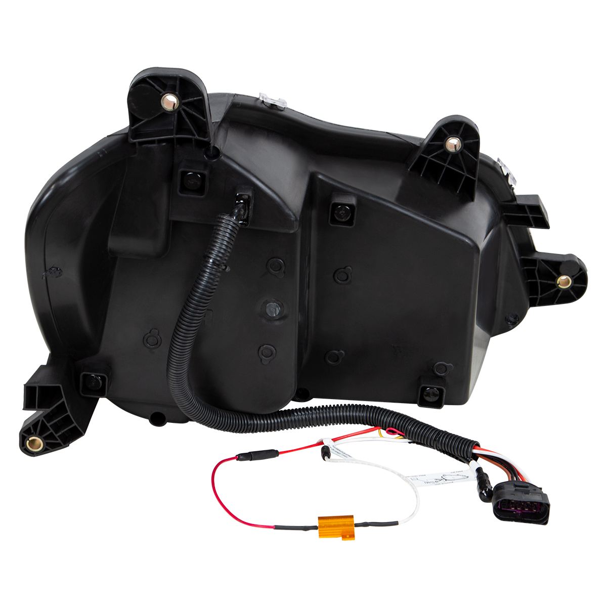 Black 10 LED Headlight For 2013-2021 Kenworth T680 - Passenger Side - Thumbnail 5