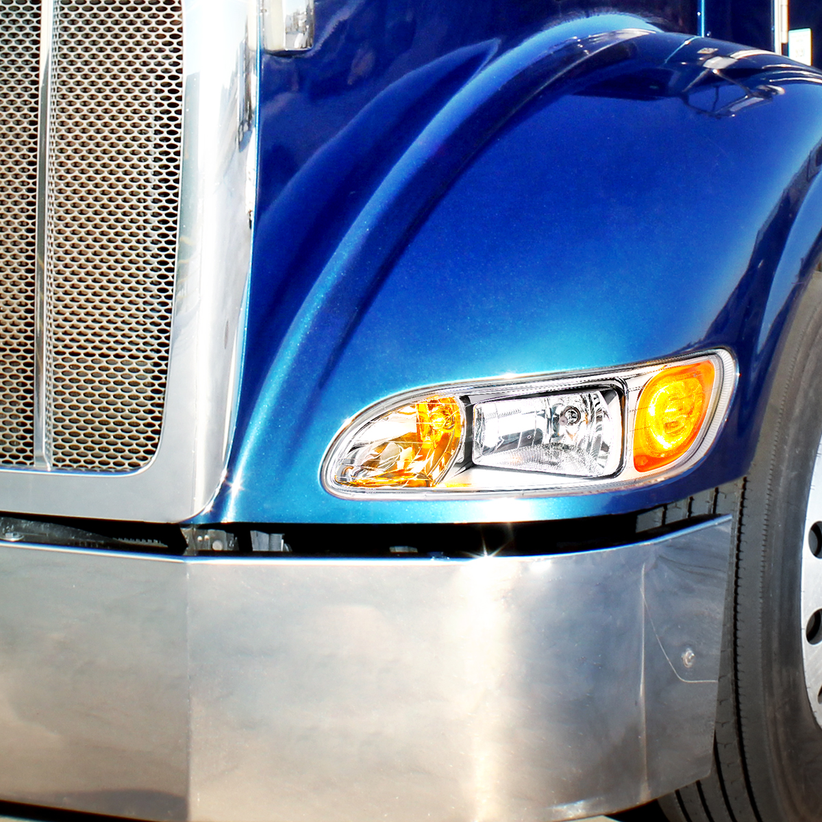 Headlight For 2008+ Peterbilt 382/384/386/387 - Driver - Competition Series - Thumbnail 6