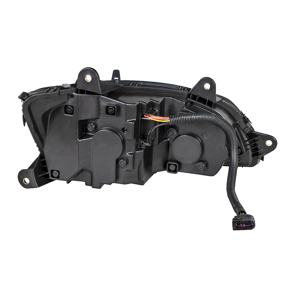 "Blackout" LED Headlight With LED Turn Signal & LED Position Light Bar For 2008-2017 Kenworth T660 - Driver - Thumbnail 5