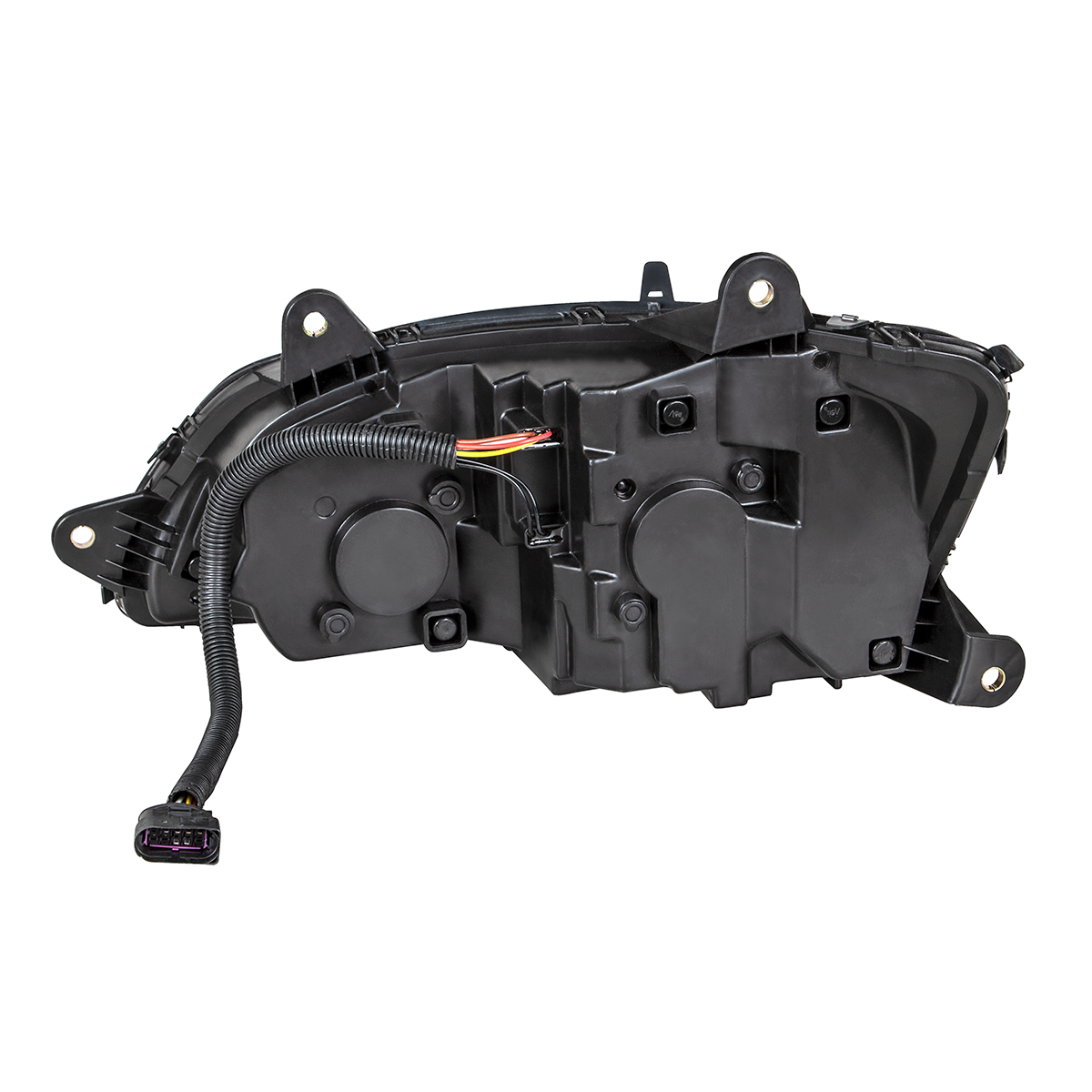 "Blackout" LED Headlight With LED Turn Signal & LED Position Light Bar For 2008-2017 Kenworth T660 - Passenger - Thumbnail 5