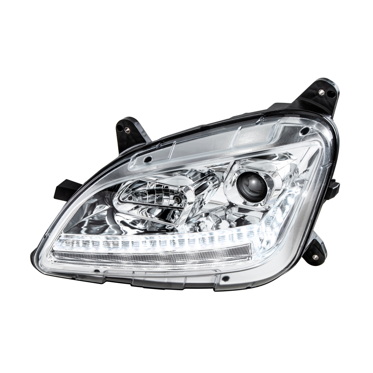 Chrome Projection Headlight With LED Sequential Turn and DRL For 2012-2021 Peterbilt 579- Driver - Thumbnail 18