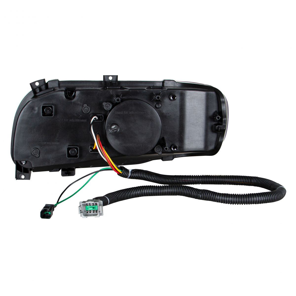 High Power 10 LED Blackout Headlight With 6 LED Turn & 100 LED Halo For 2008-2024 Peterbilt 389- Passenger - Thumbnail 5