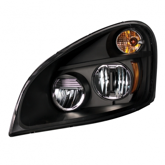 "Blackout" LED Headlight For 2008-2017 Freightliner Cascadia - Driver - Thumbnail 2