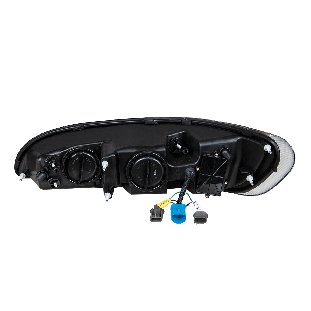 Chrome Projection Headlight With LED Turn & Position Light for 2005-2015 Peterbilt 386- Passenger - Thumbnail 7