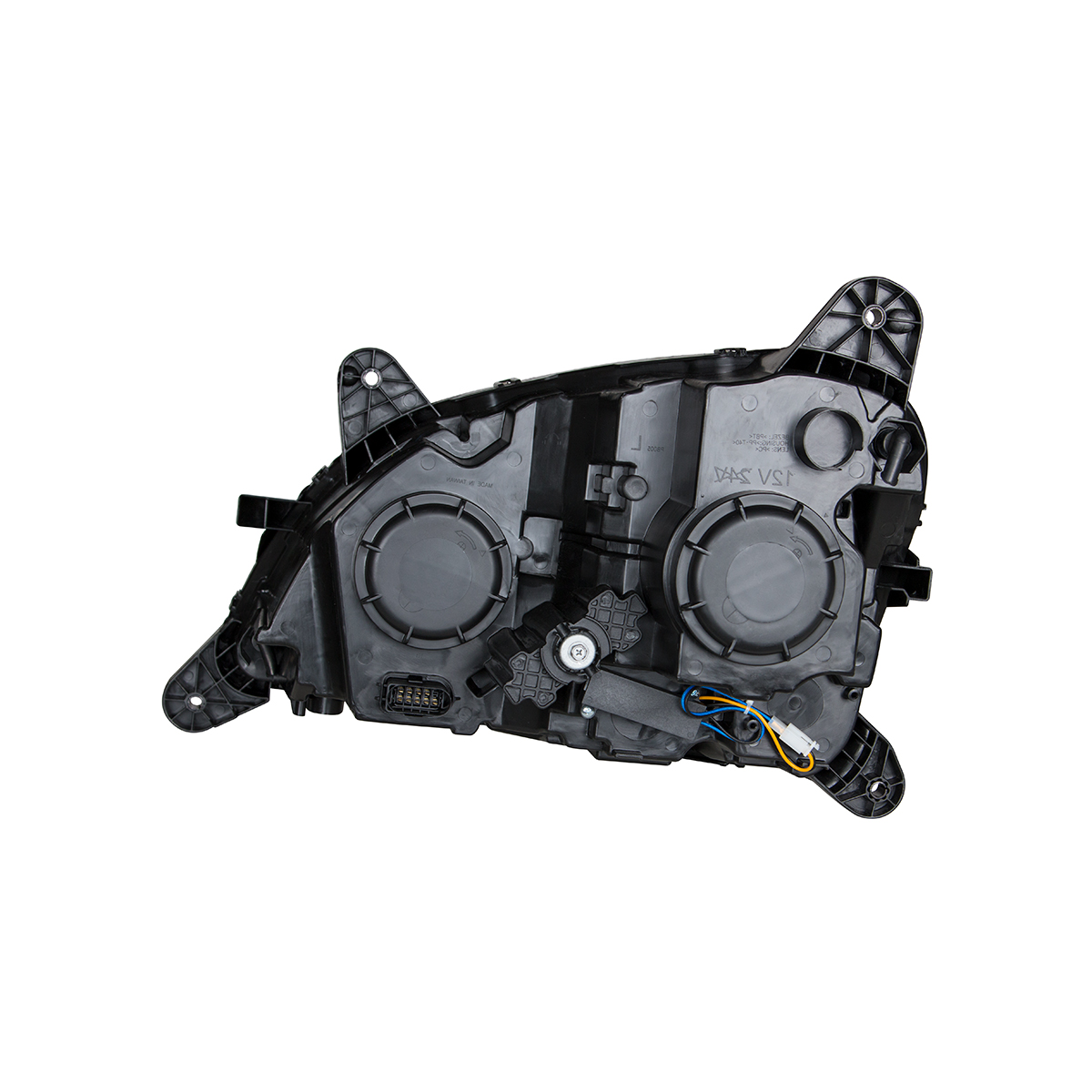 Chrome Projection Headlight With LED Position Light & Signal For 2012-2021 Peterbilt 579- Passenger - Thumbnail 6