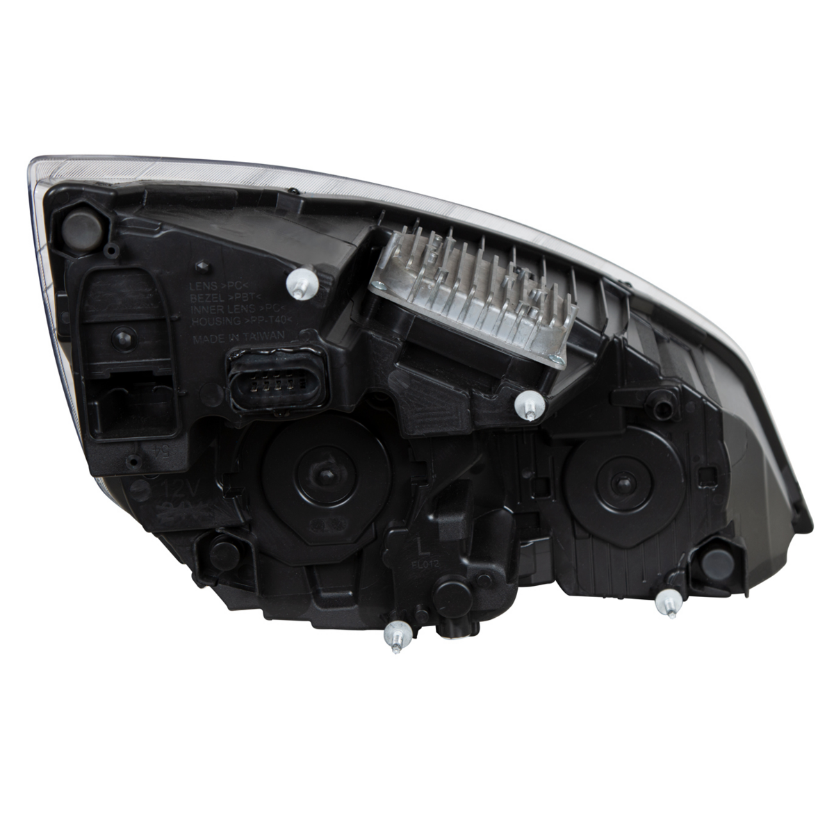 Black LED Projection Headlight With LED Position Light For 2018-2024 Freightliner Cascadia - Driver - Thumbnail 13