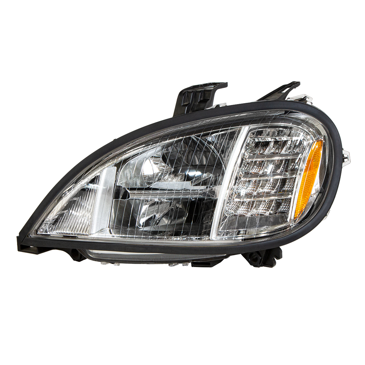 Chrome LED Headlight For 2001-2020 Freightliner Columbia - Driver - Thumbnail 2