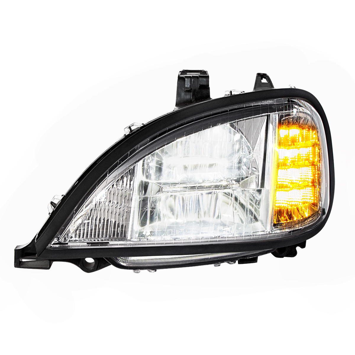 Chrome LED Headlight For 2001-2020 Freightliner Columbia - Driver - Thumbnail 3