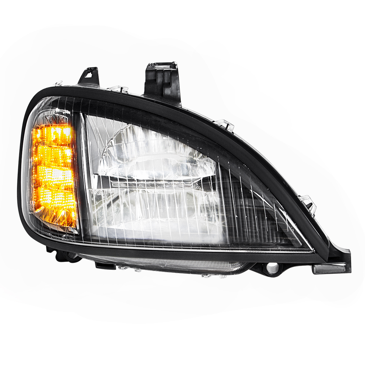 Blackout LED Headlight For 2001-2020 Freightliner Columbia - Passenger - Thumbnail 3