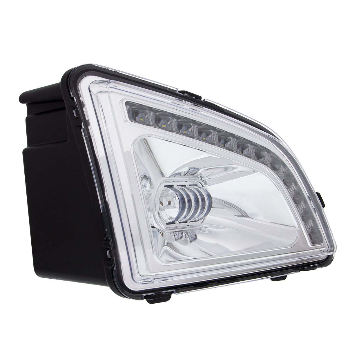 18 LED Chrome Projector Fog Light With Position Light For 2018-2024 Volvo VNL - Passenger/Right - Thumbnail 3