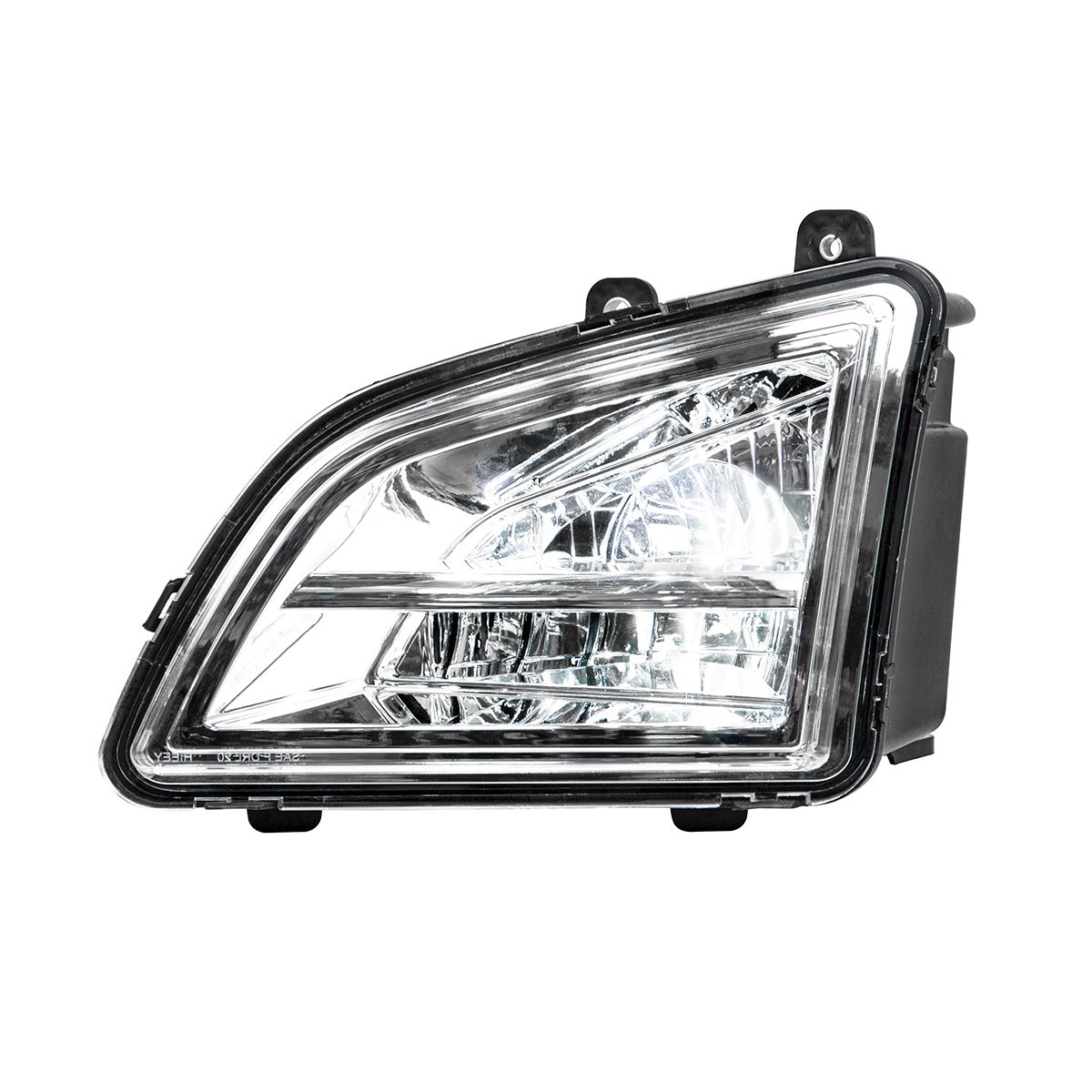 Chrome LED Driving & Fog Light For 2018-2024 Volvo VNL - Driver -Competition Series