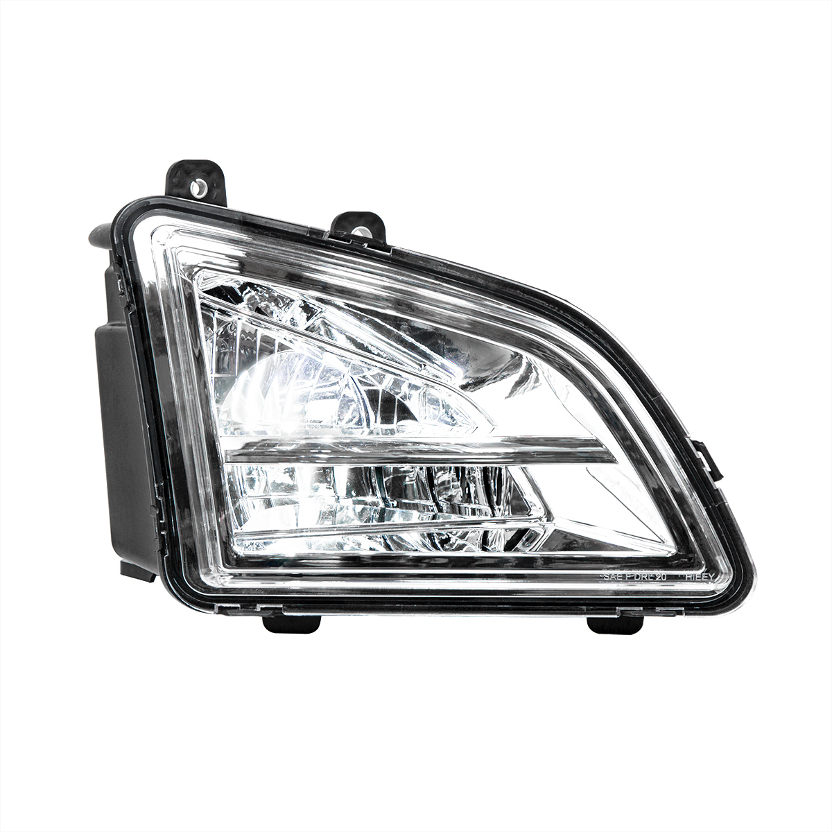 Chrome LED Driving & Fog Light For 2018-2024 Volvo VNL - Passenger -Competition Series - Thumbnail 8