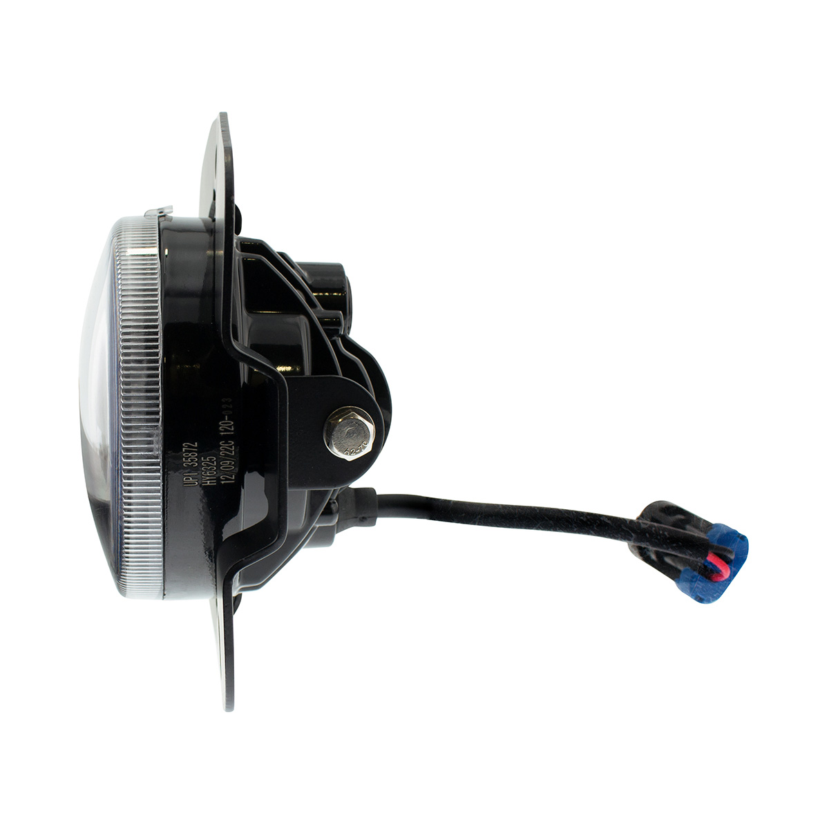 LED Fog Light For 2013-2022 Kenworth 1st Gen T680 -Competition Series- Black - Thumbnail 3