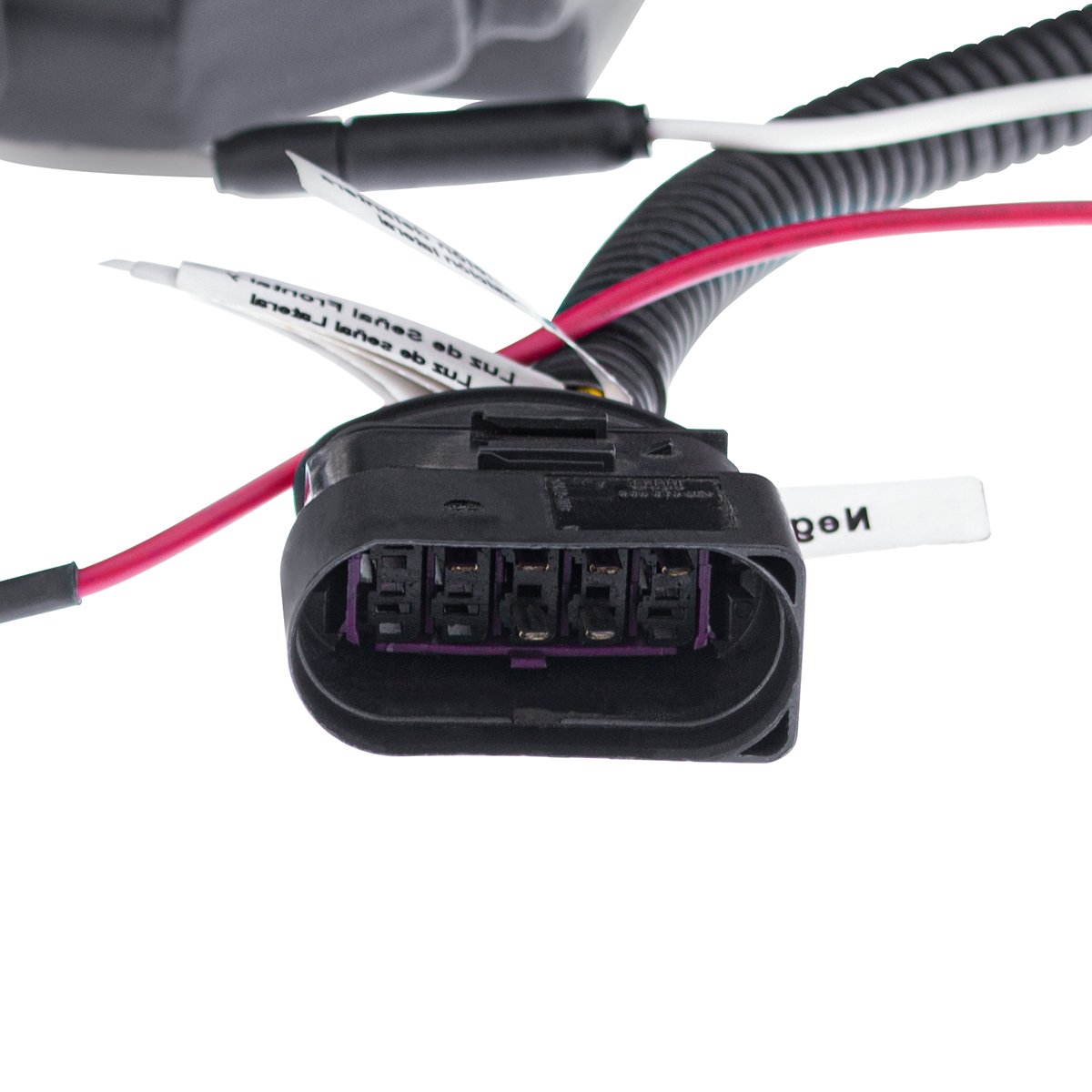 Chrome LED Headlight With Sequential Turn Signal & Position Light Bars For 2008-17 Kenworth T660 - Driver - Thumbnail 6