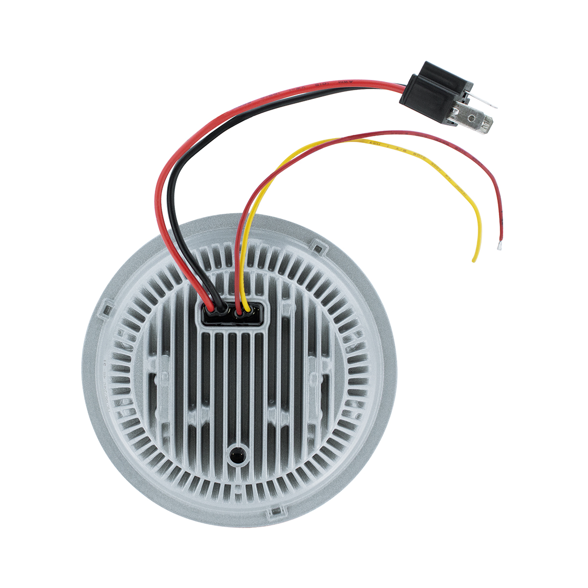 ULTRALIT- LED 5-3/4" Round Headlight With 60 LED Dual Color Light Bar, Amber & White LED - High Beam - Thumbnail 5