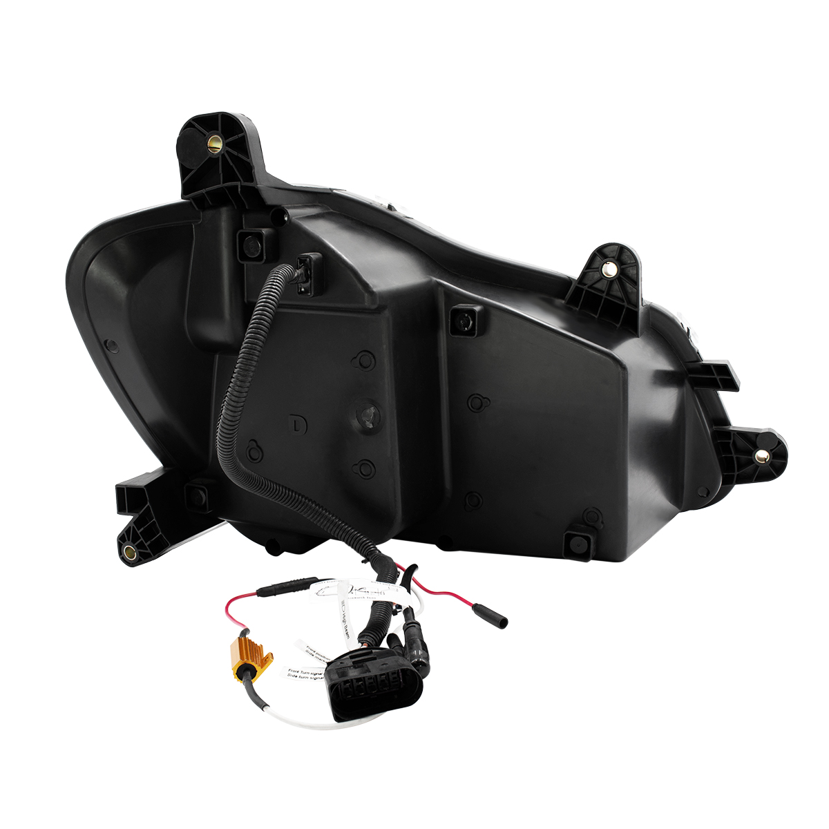 High Power 45 LED Chrome Headlight With Sequential Turn Signal For 2013-2021 Kenworth T680-Driver - Thumbnail 5