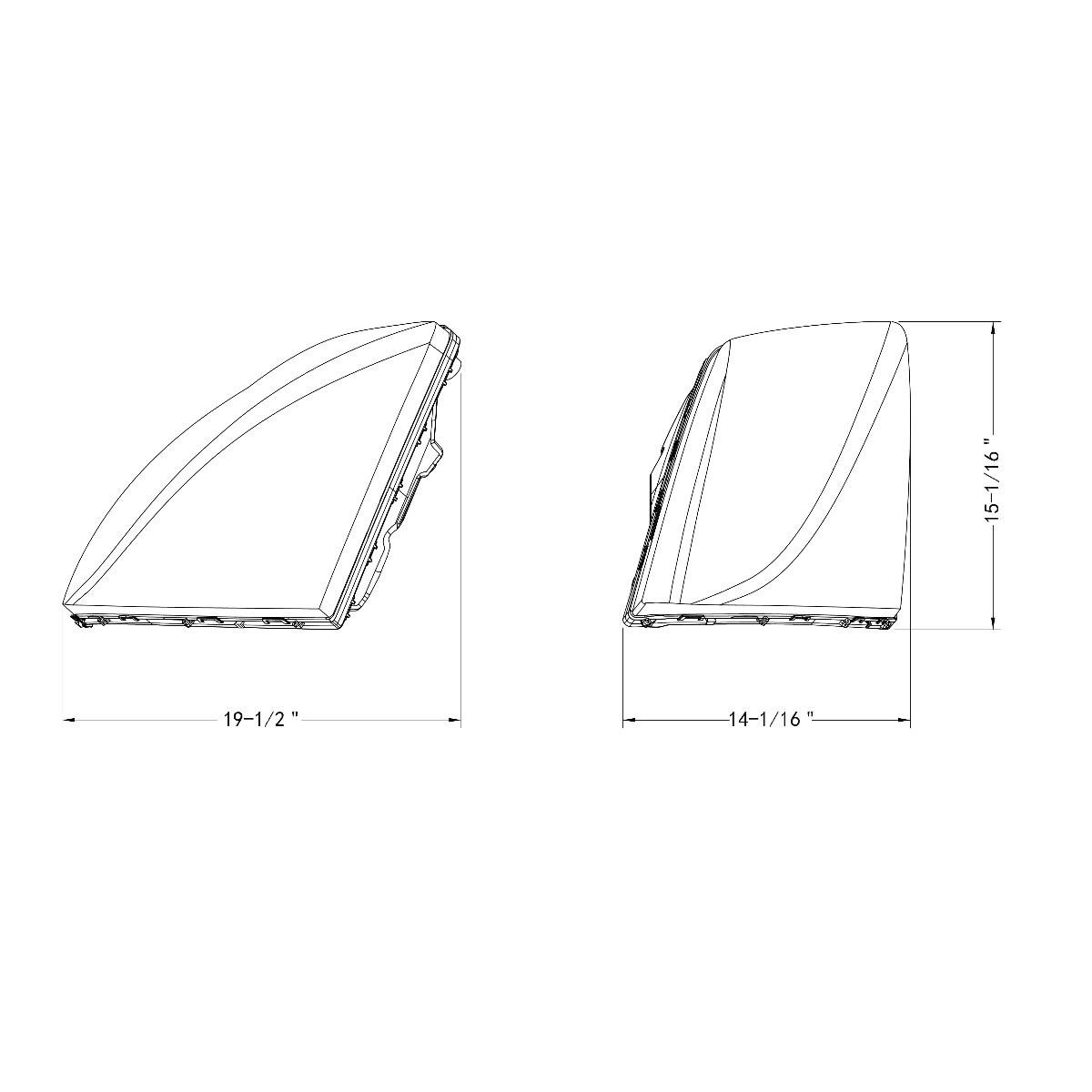 Black LED Headlight With Dual Color LED Light Bars For 2003-2017 Volvo VN/VNL - Passenger - Thumbnail 9