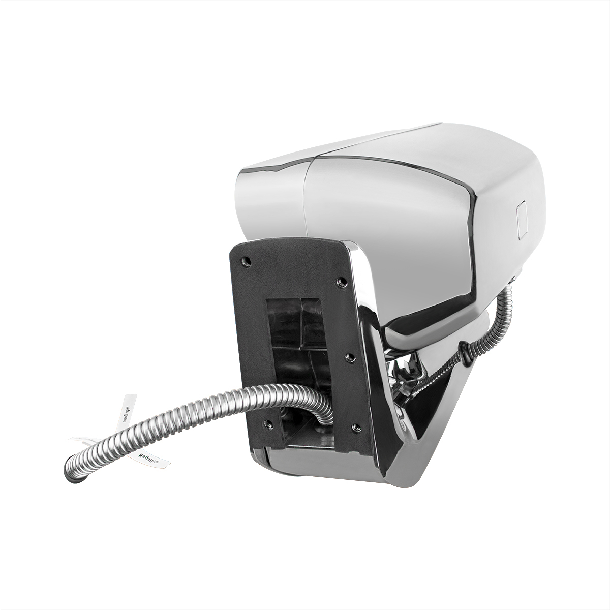 10 High Power LED "Chrome" Projection Headlight Assembly W/Mounting Arm & Turn Signal Side Pod - Passenger Side - Thumbnail 8