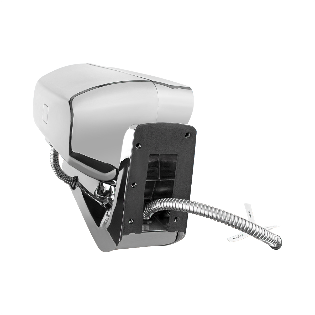 10 High Power LED "Blackout" Projection Headlight Assembly W/Mounting Arm & Turn Signal Side Pod - Driver Side - Thumbnail 8