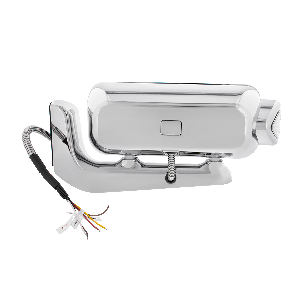 10 High Power LED "Blackout" Projection Headlight Assembly W/Mounting Arm & Turn Signal Side Pod - Passenger Side - Thumbnail 7