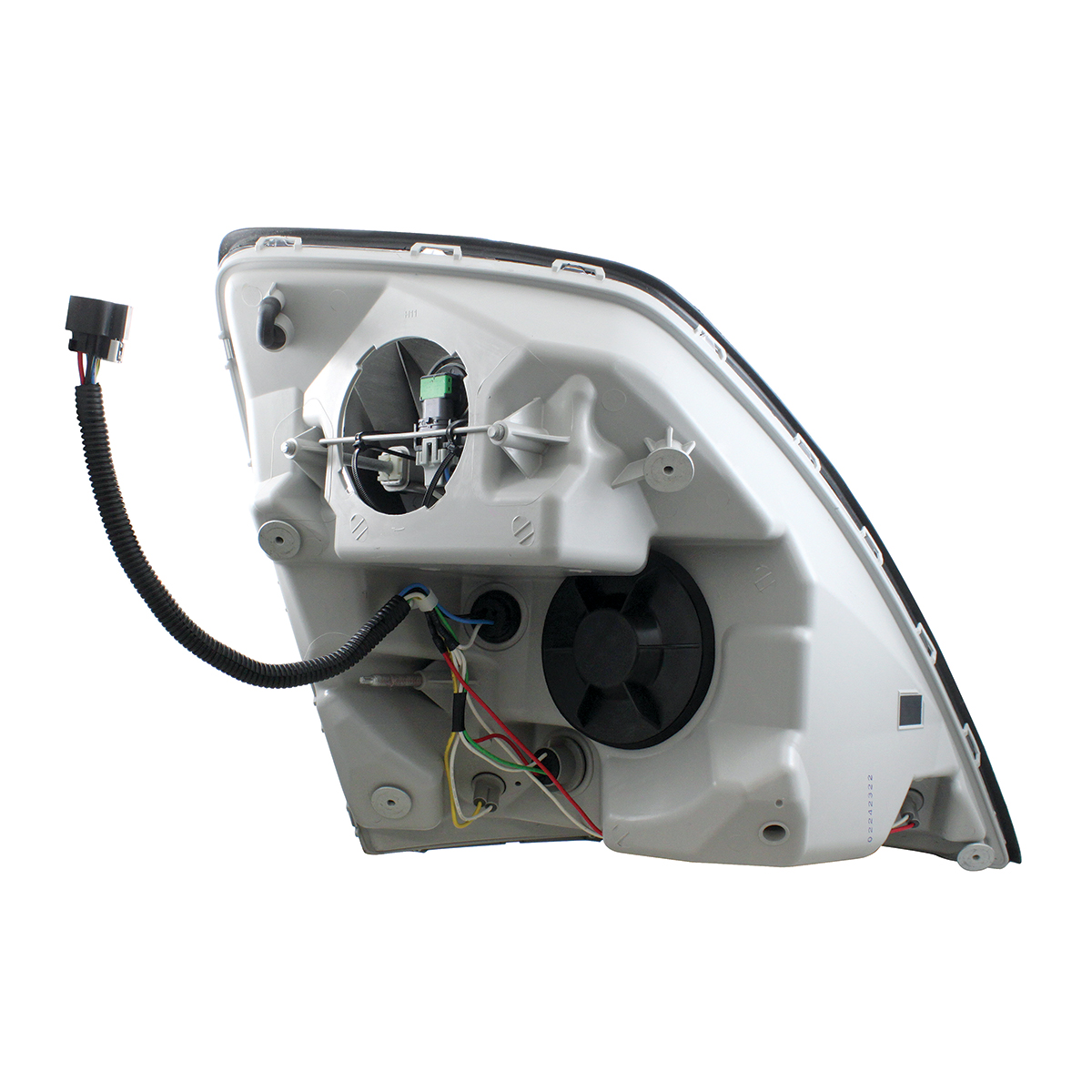 Blackout Headlight For 2003-2017 Volvo VN - Driver - Competition Series - Thumbnail 3