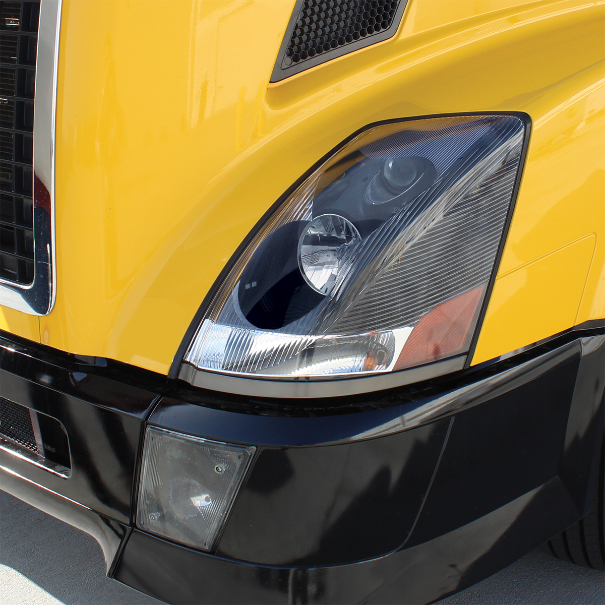 Blackout Headlight For 2003-2017 Volvo VN - Driver - Competition Series - Thumbnail 4