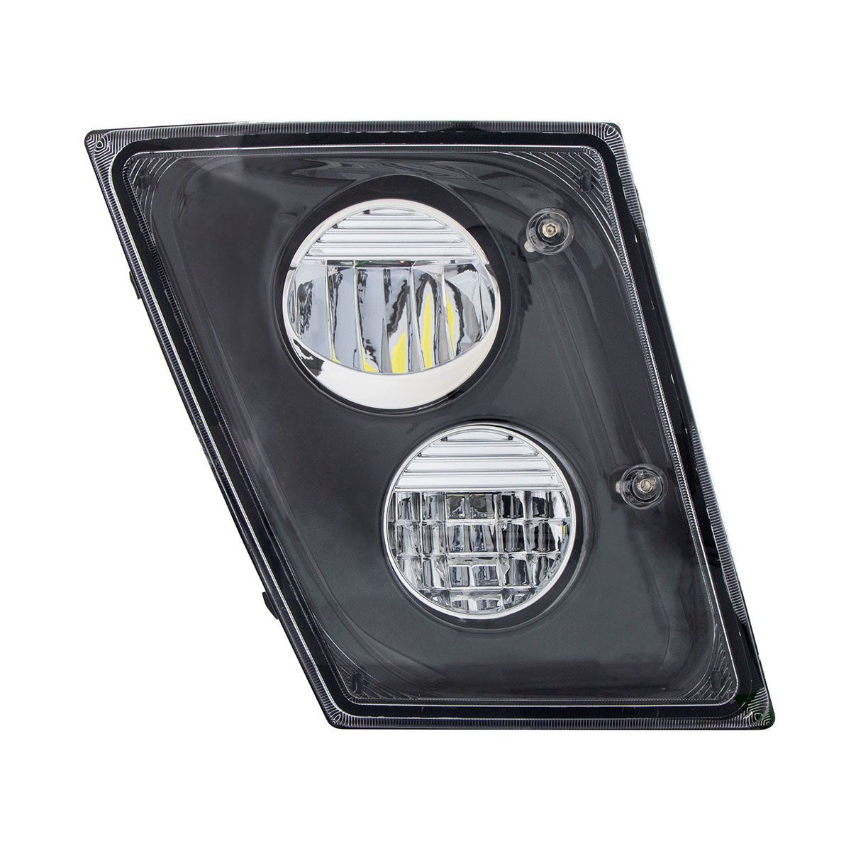 2 High Power LED Black Driving Light & Fog Light For 2003-2017 Volvo VNL - Passenger/Right - Thumbnail 2