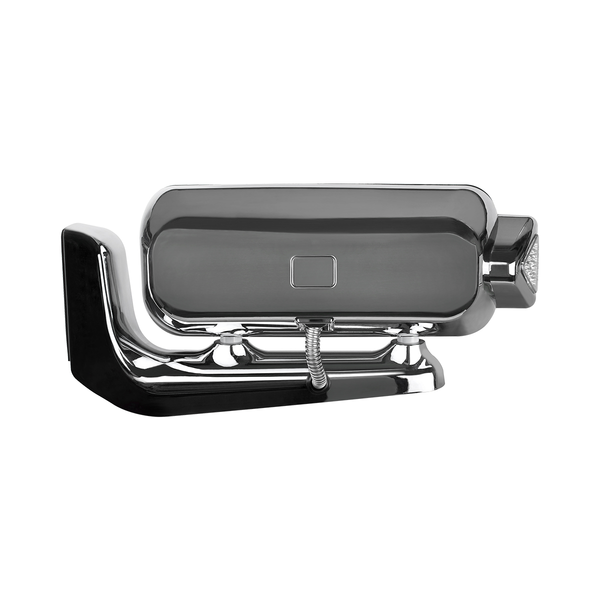 High Power LED Chrome Projection Headlight Assembly With Mounting Arm & Turn Signal - Passenger - Thumbnail 7