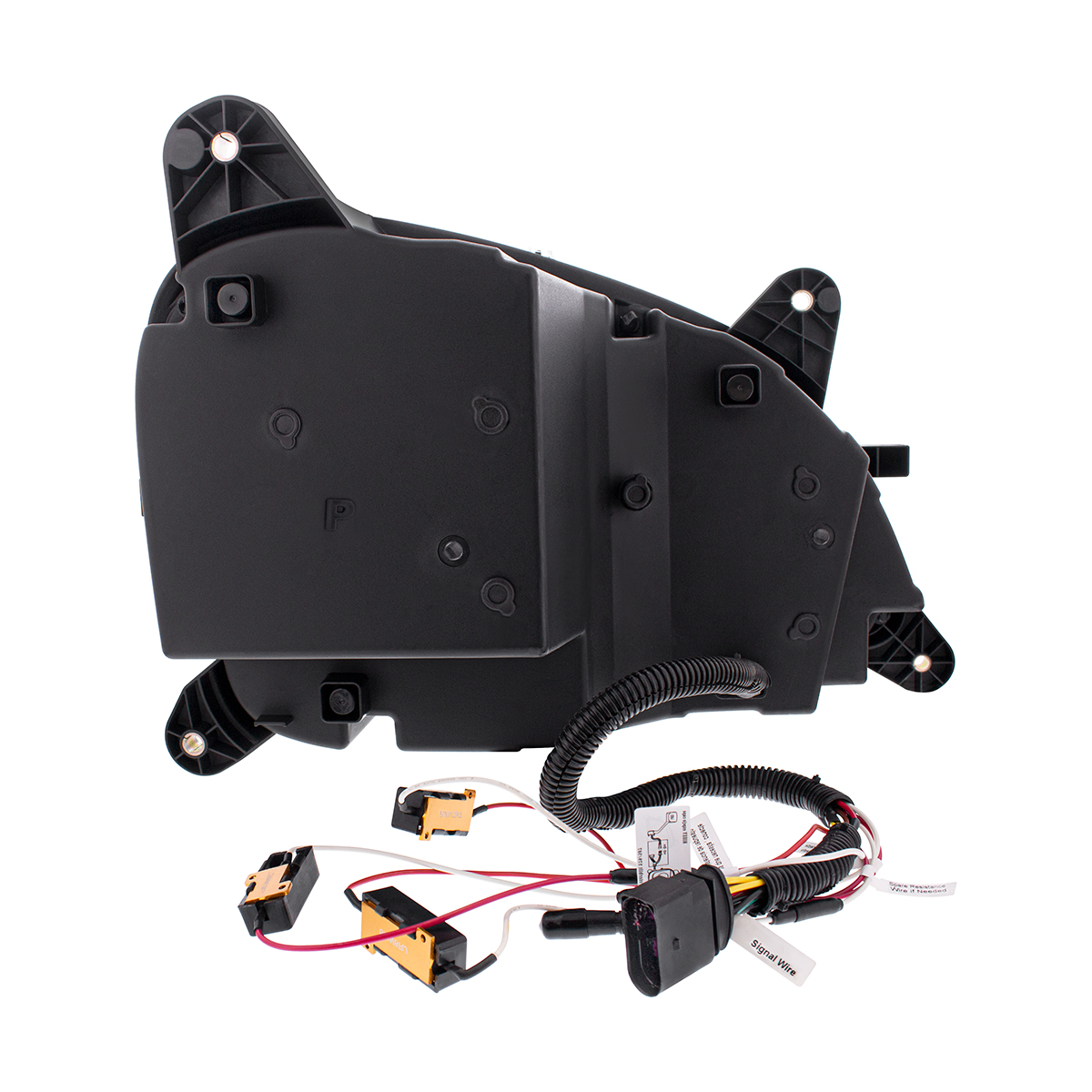 Black LED Headlight W/Sequential LED Turn Signal For Peterbilt 579 (2012-21) & 587 (2010-16) - Driver - Thumbnail 5