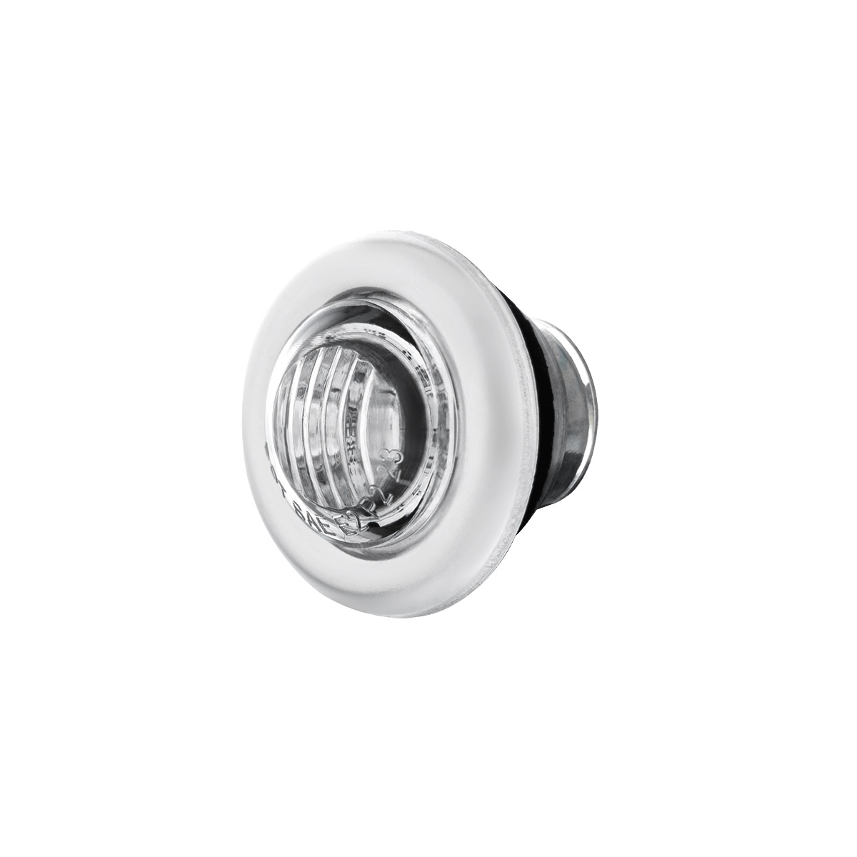 2 LED 3/4" Mini Double Fury Light (Clearance/Marker) - Amber & Blue LED/Clear Lens - Thumbnail 7
