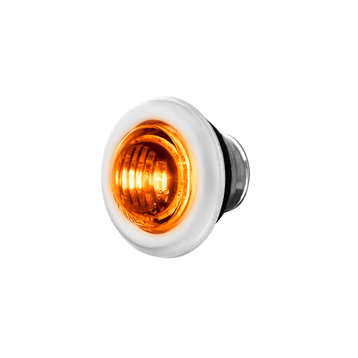 2 LED 3/4" Mini Double Fury Light (Clearance/Marker) - Amber & Red LED/Clear Lens - Thumbnail 5