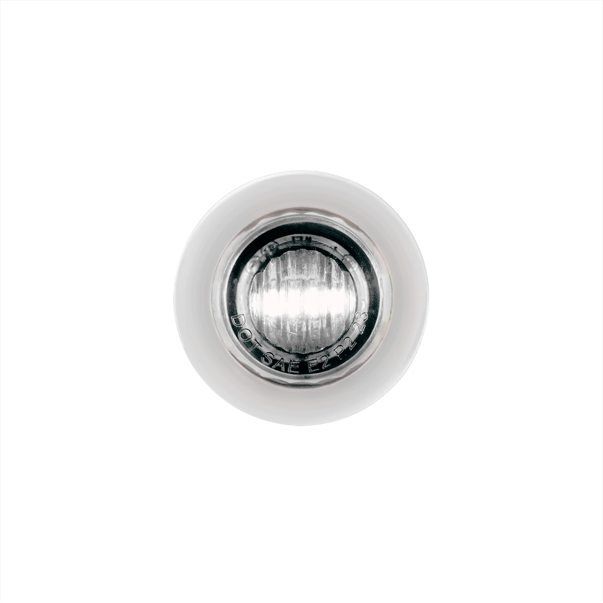 2 LED 3/4" Mini Double Fury Light (Clearance/Marker) - Red & White LED/Clear Lens - Thumbnail 3