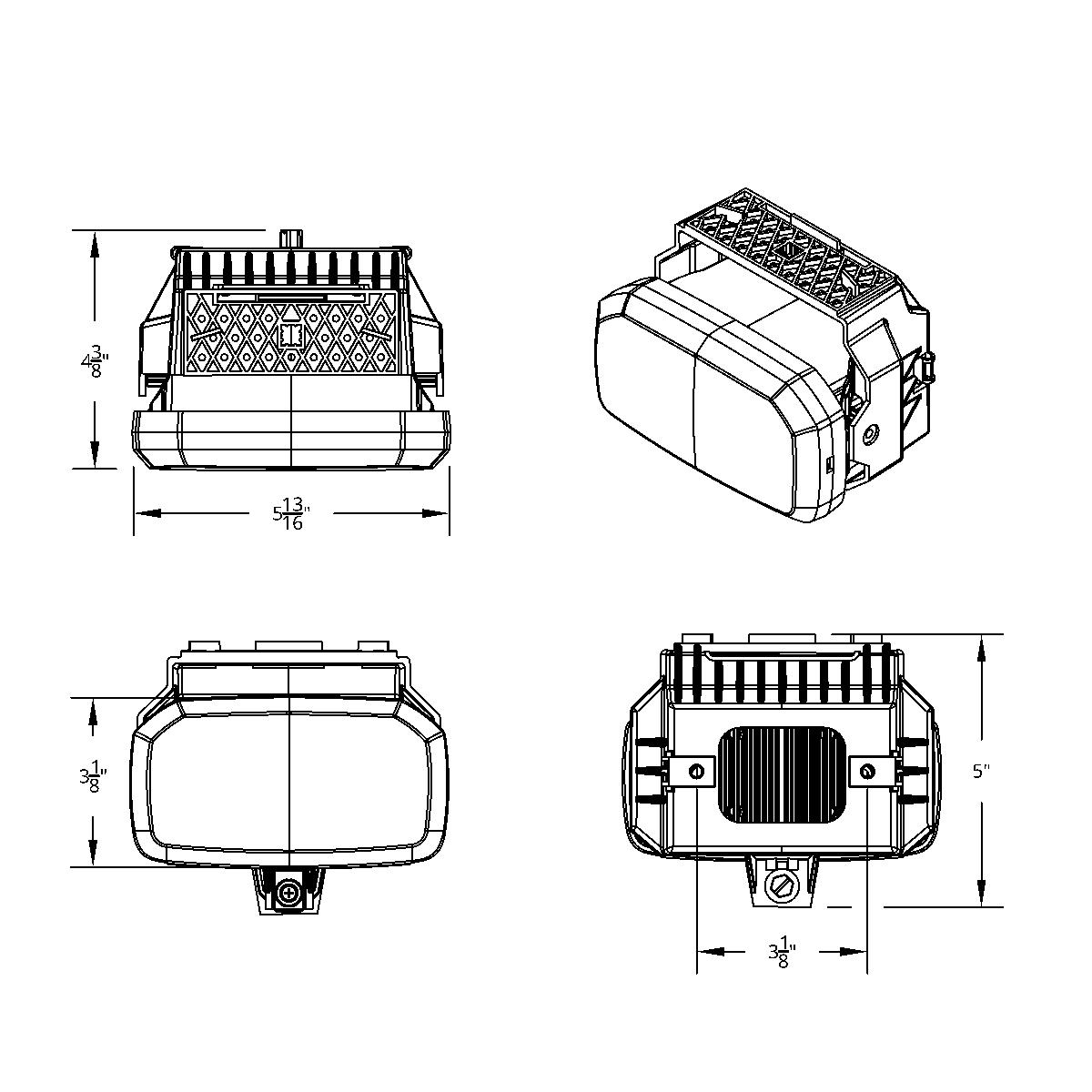 12 LED Projector Fog Light For 2018-2025 International LT - Thumbnail 10
