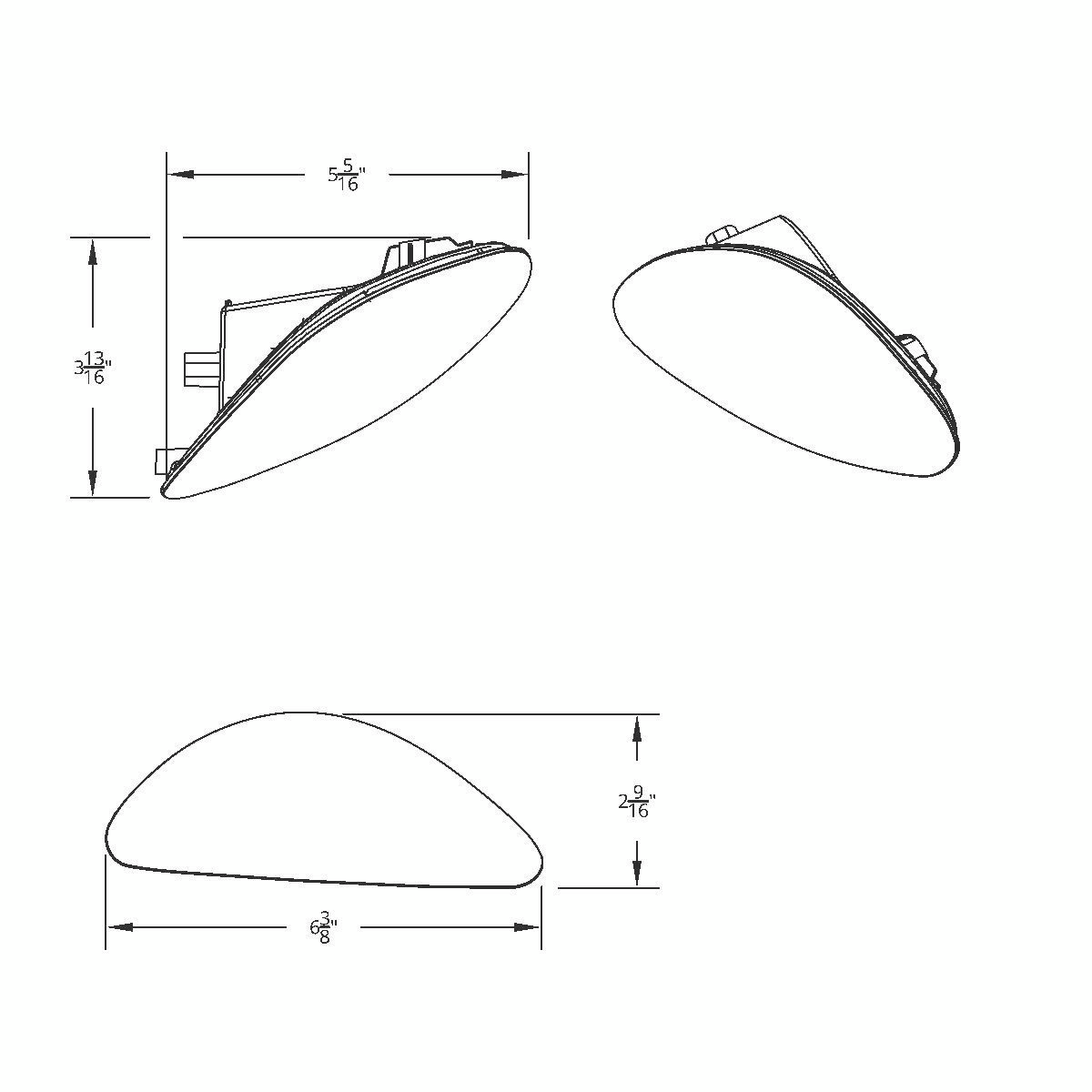 6 LED Rear Facing Turn Signal & Parking Light For IH Durastar (2002-2018) & MV (2019-2022) - Passenger - Thumbnail 9