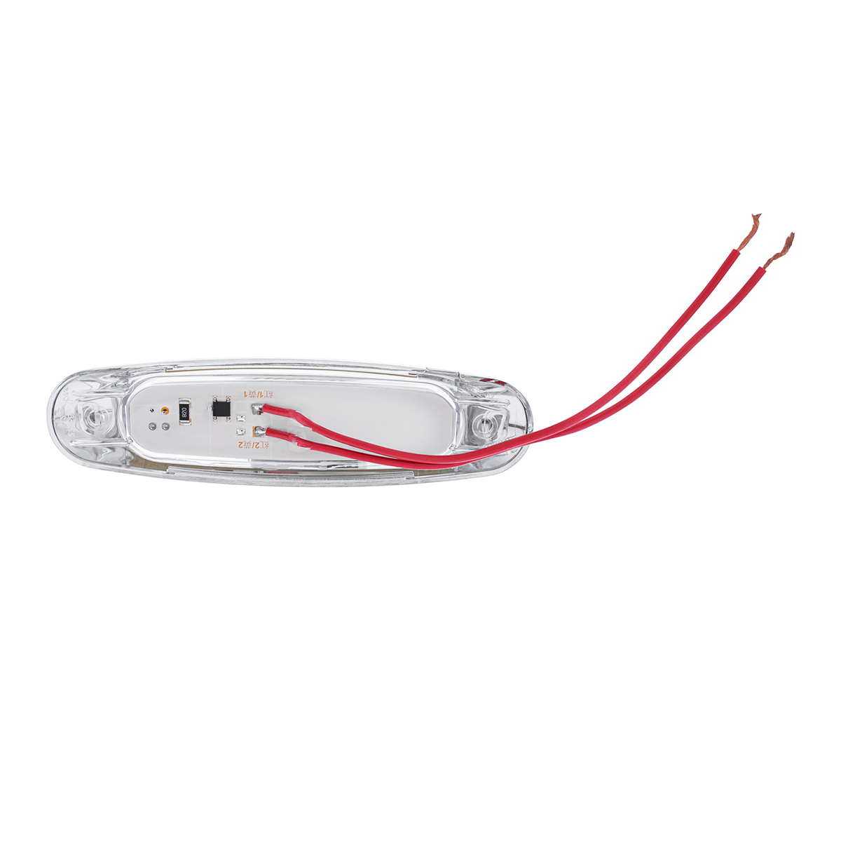 5-3/4" Wide 3 LED ViperEye Light (Clearance/Marker) - Red LED/Clear Lens - Thumbnail 5
