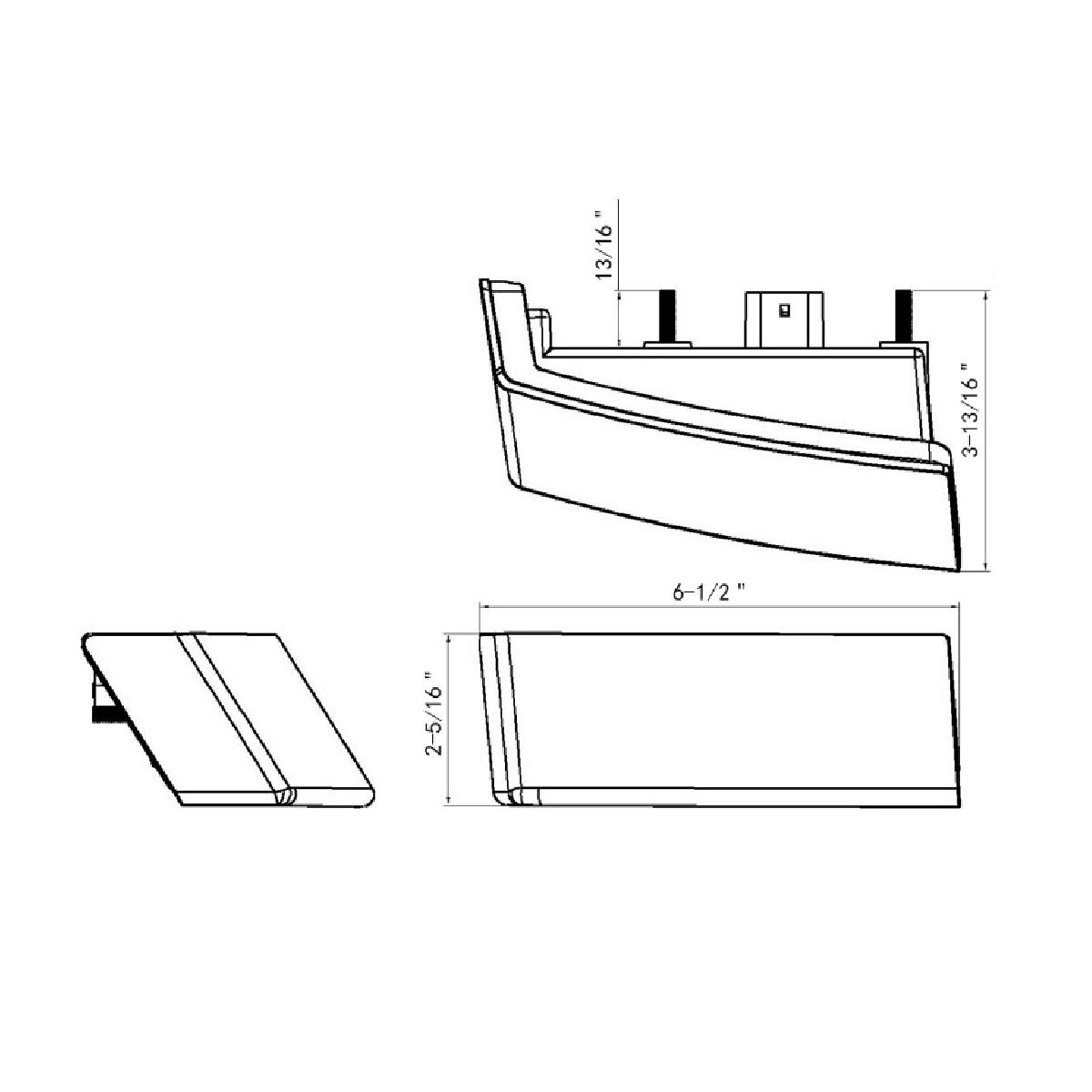35 LED Sequential Turn Signal Light For 2018-2025 Freightliner Cascadia - Driver - Amber LED/Amber Lens - Thumbnail 12