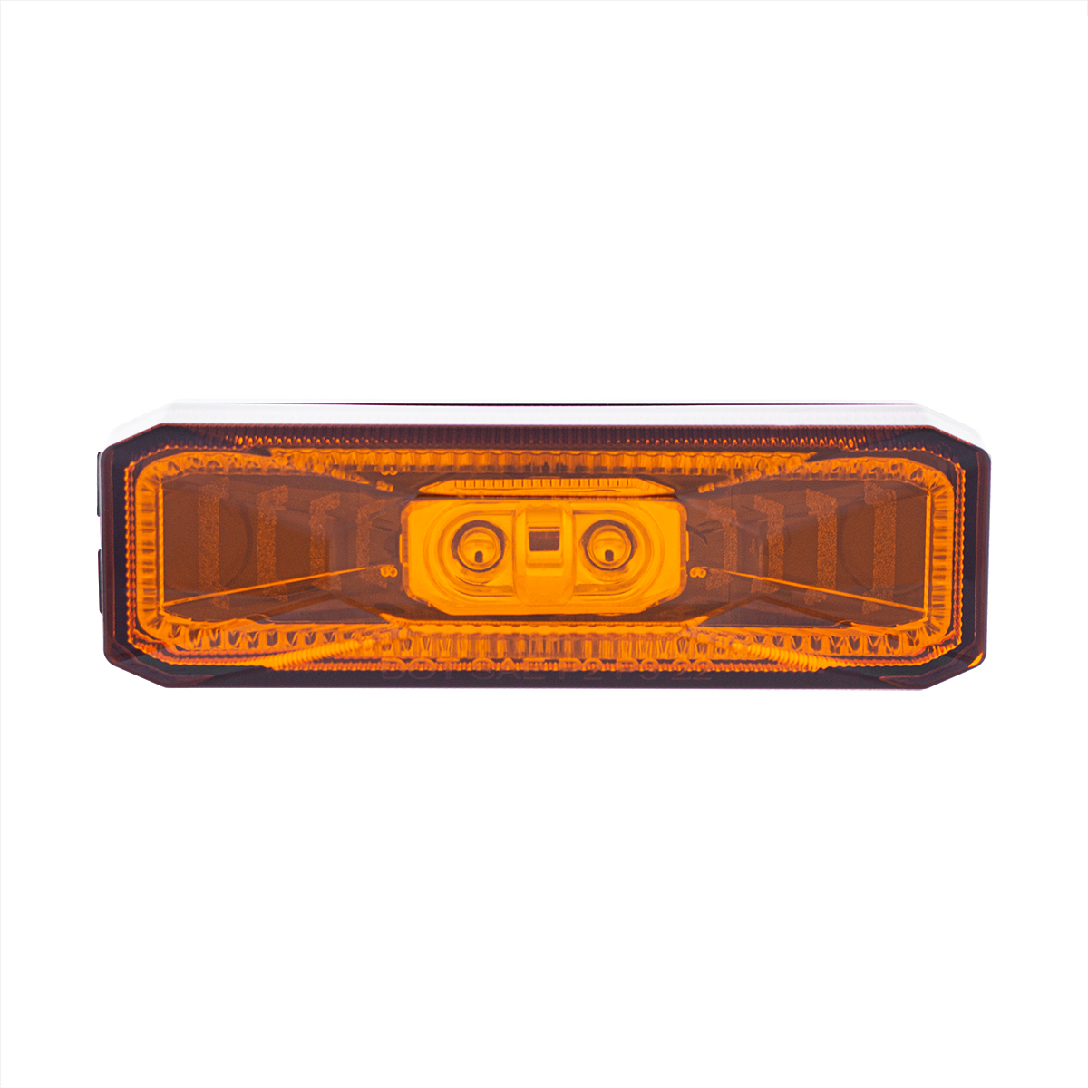 10 LED Rectangular Abyss Light (Clearance/Marker) - Amber LED/Amber Lens - Thumbnail 2