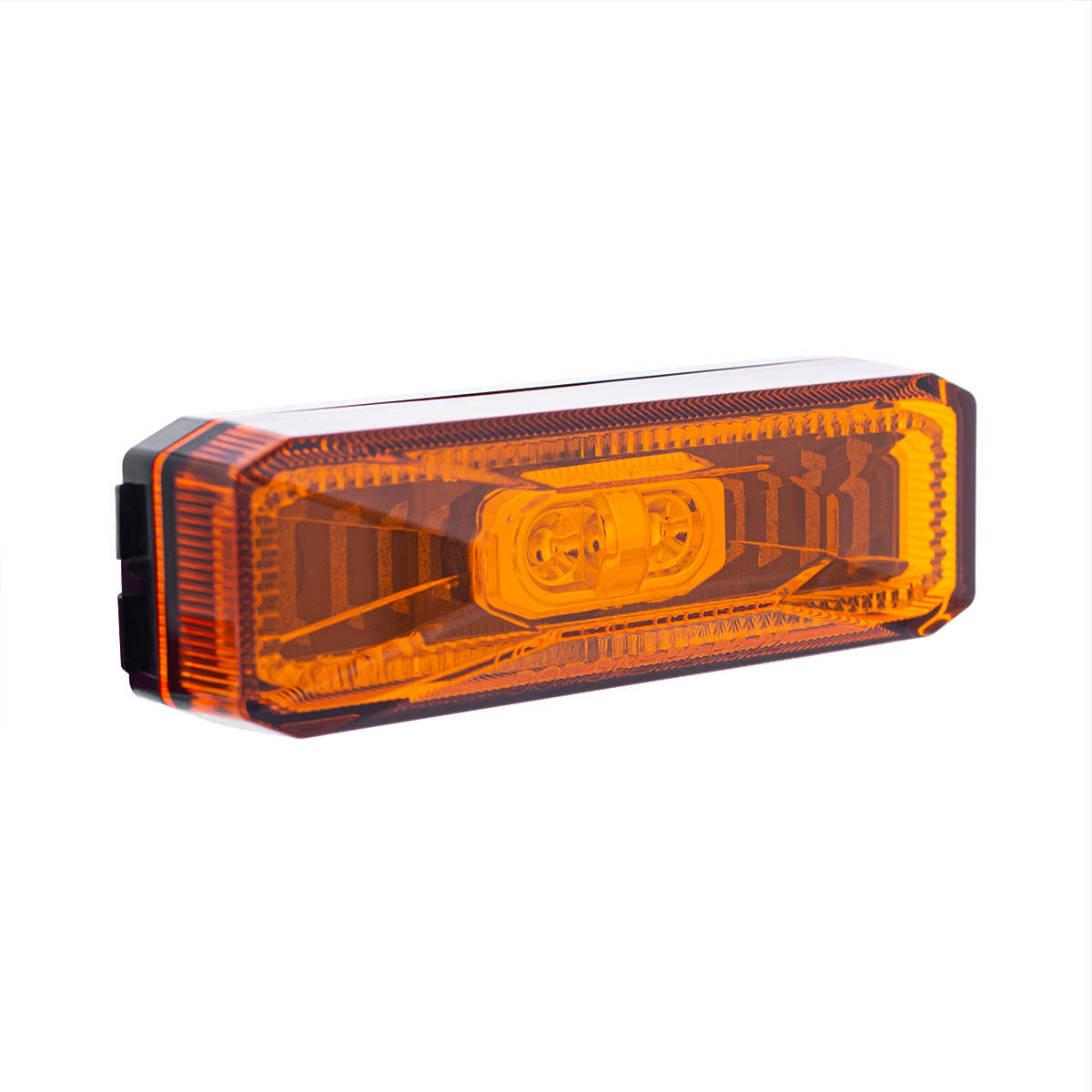 10 LED Rectangular Abyss Light (Clearance/Marker) - Amber LED/Amber Lens - Thumbnail 4