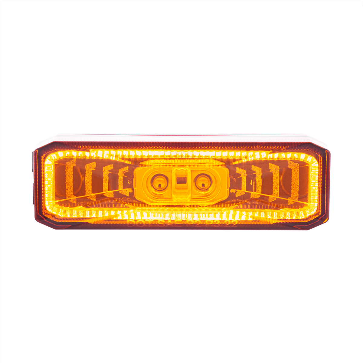 10 LED Rectangular Abyss Light (Clearance/Marker) - Amber LED/Amber Lens - Thumbnail 7